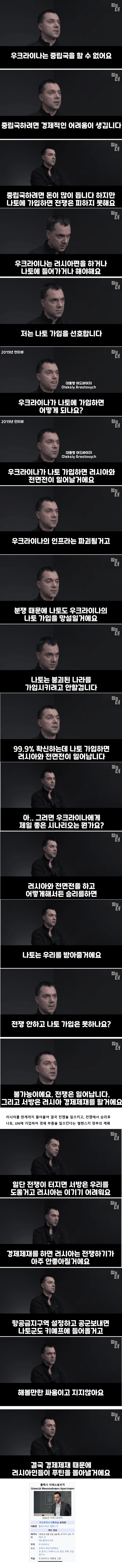 우크라이나 정부의 벼랑끝 전술