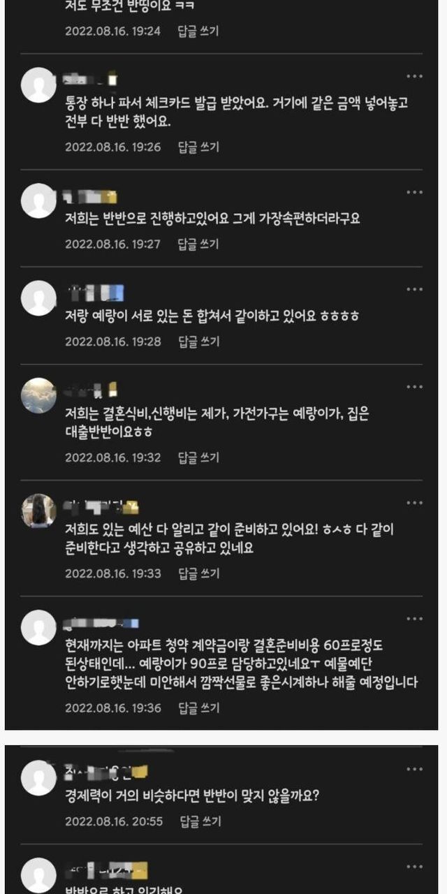 반반 결혼이 완전히 정착된 한국사회