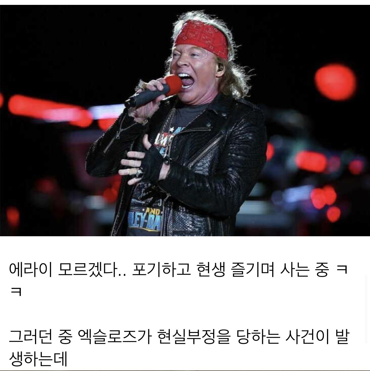 세월 정통으로 맞은 형님