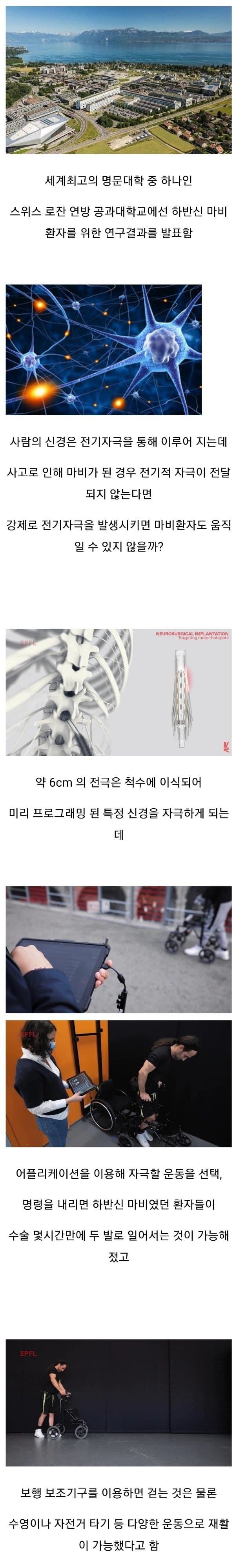 하반신이 불편한 분들에게 좋은 소식입니다