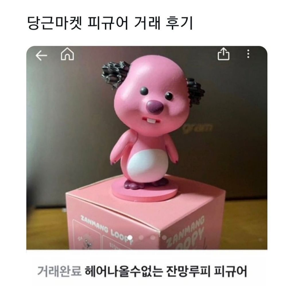 당근마켓 피규어 거래 후기