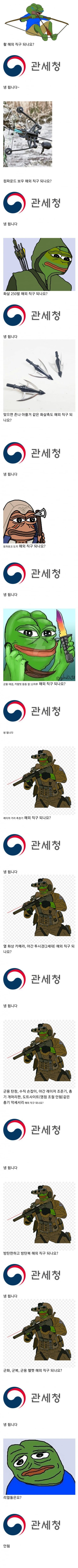 해외직구에 관대한 대한민국