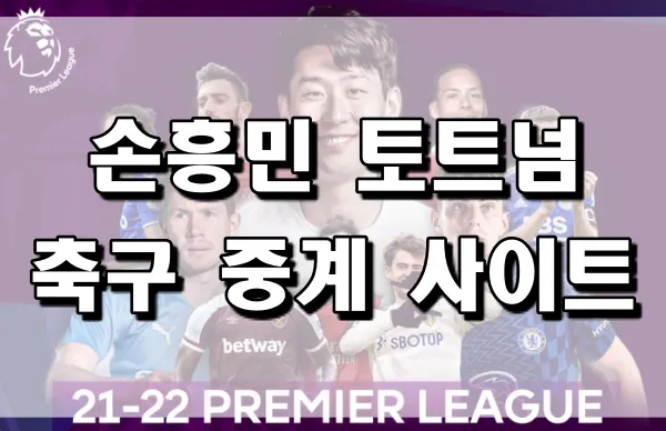 손흥민 토트넘 축구 중계 보는 법