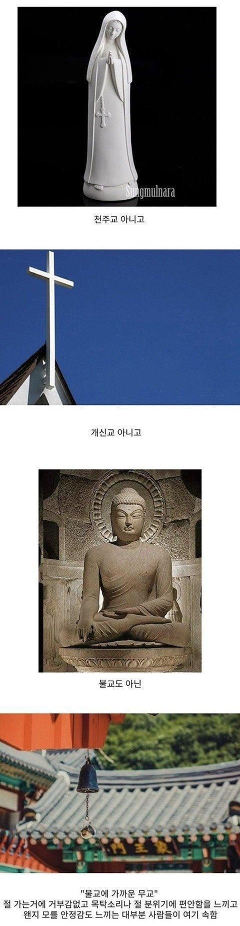 한국에 은근히 많은 종교 믿음 유형