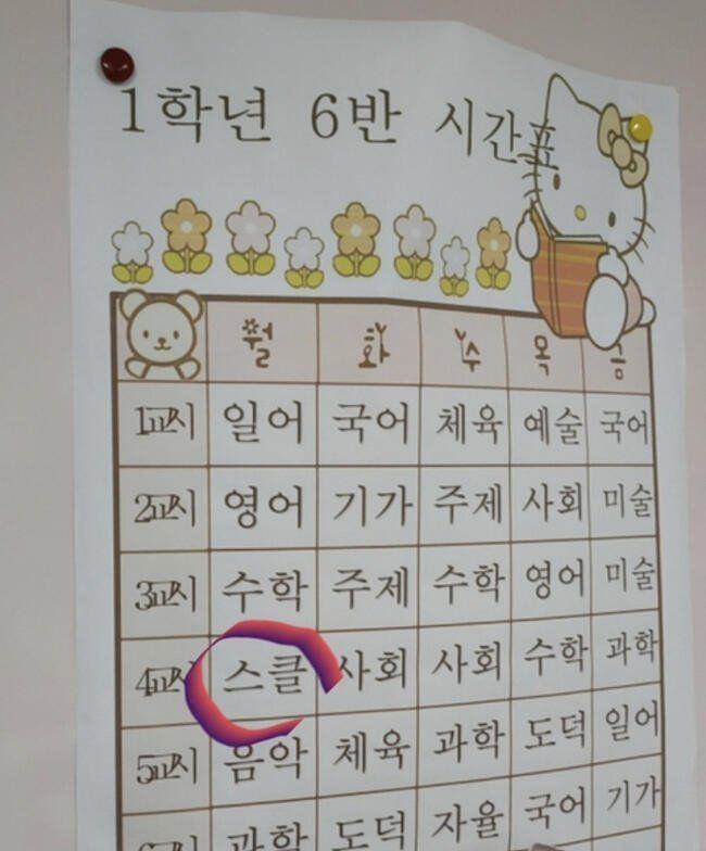 아재는 모르는 요즘 중학교 과목