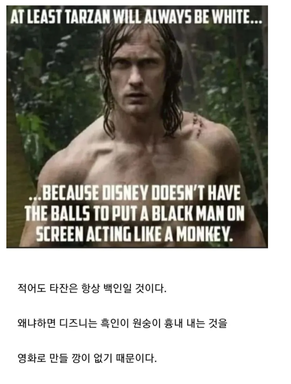 타잔을 흑인으로?