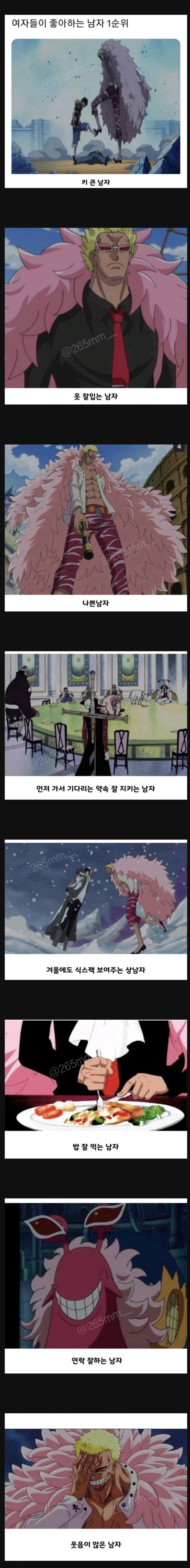 여자들에게 인기 많은 남자