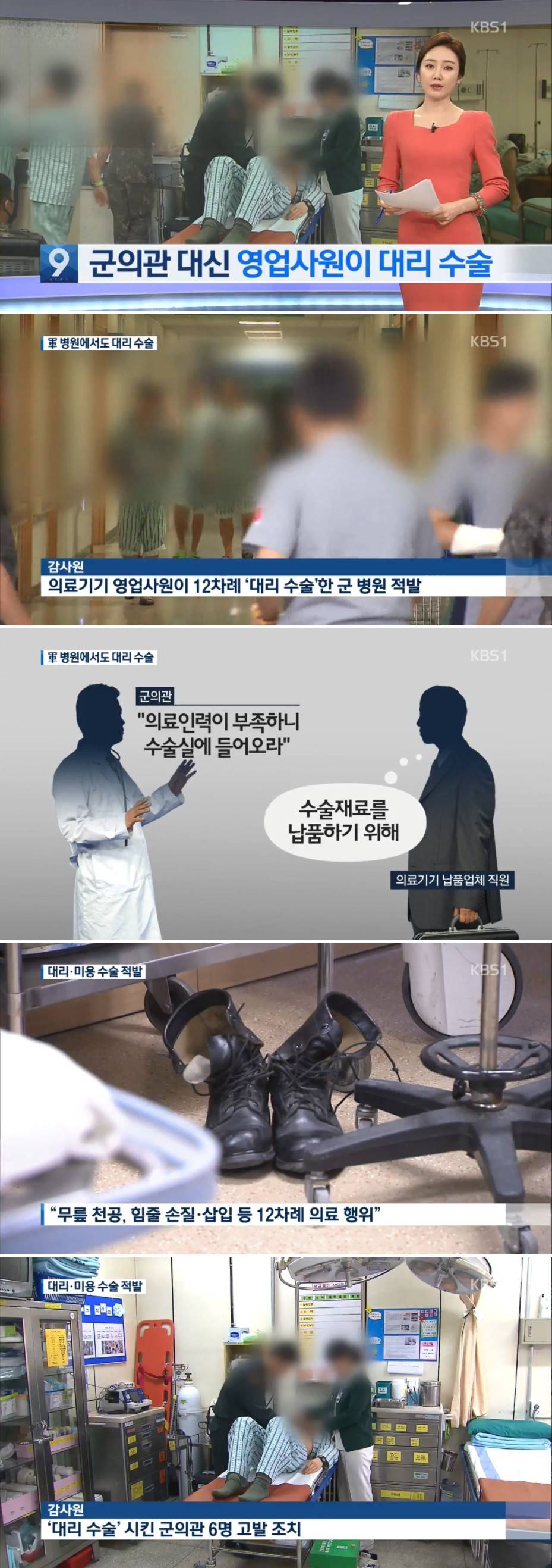 군의관 대신 대리수술