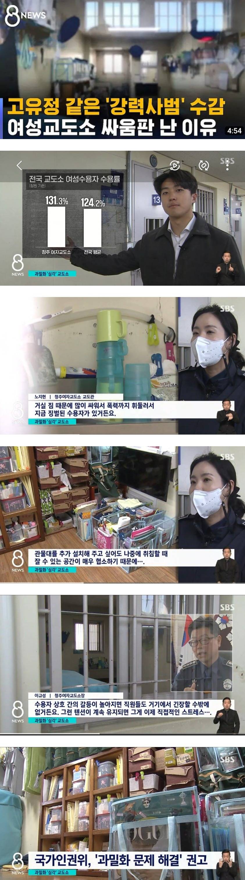 포화 상태라는 여성 교도소