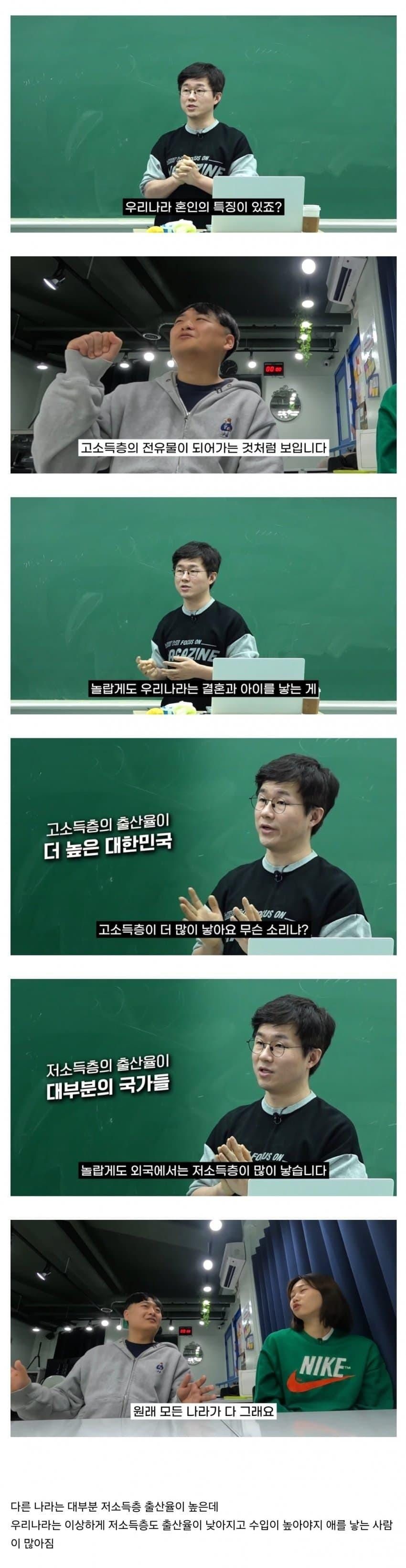 이상한 대한민국 출산율