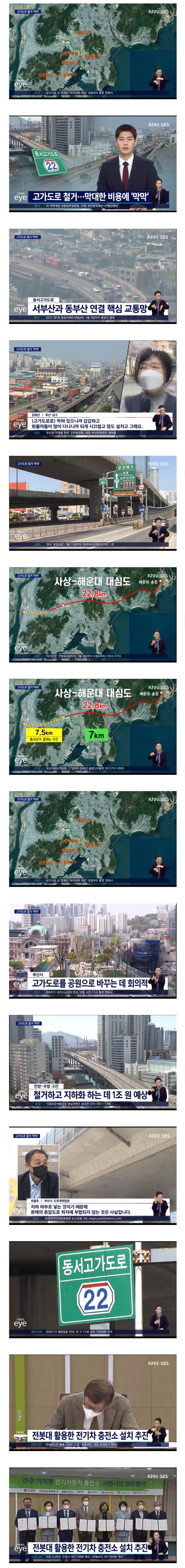 부산 각종 고가도로 철거하고 지하화한다