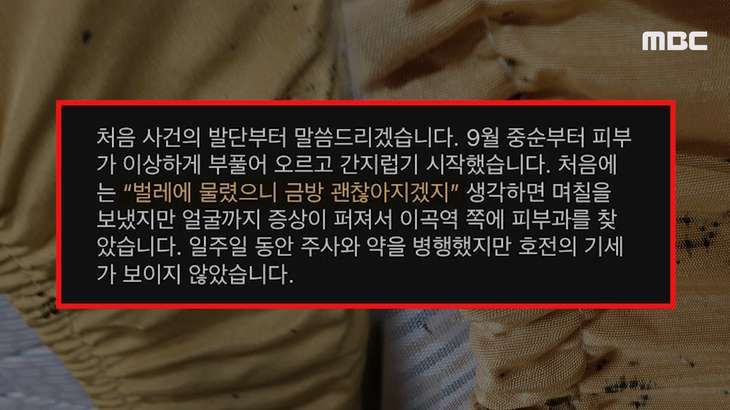 빈대 나왔다고 난리 났던 계명대 기숙사