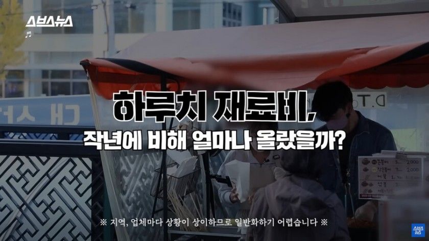 요즘 붕어빵의 가격이 오른 이유