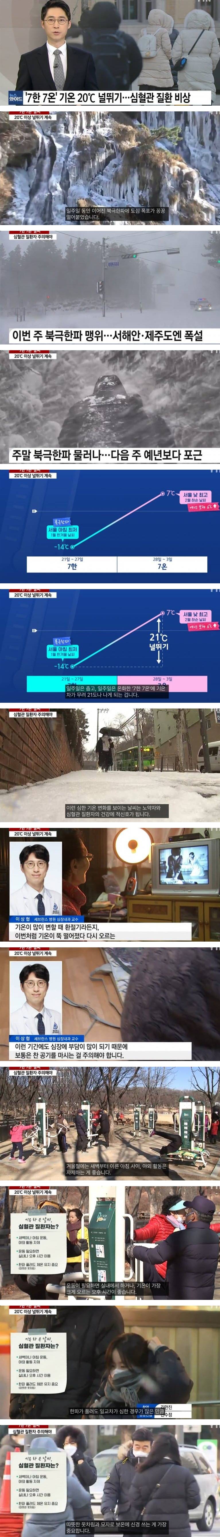 각종 질환 유발하는 기온 널뛰기