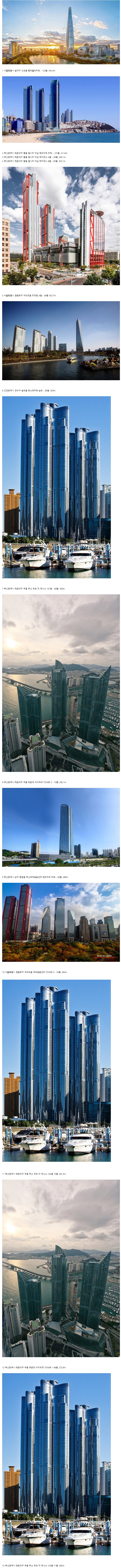한국 초고층 건물 순위