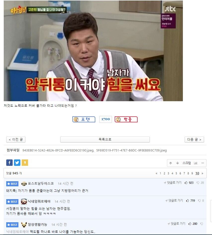 힘 좋은 남자들 특징