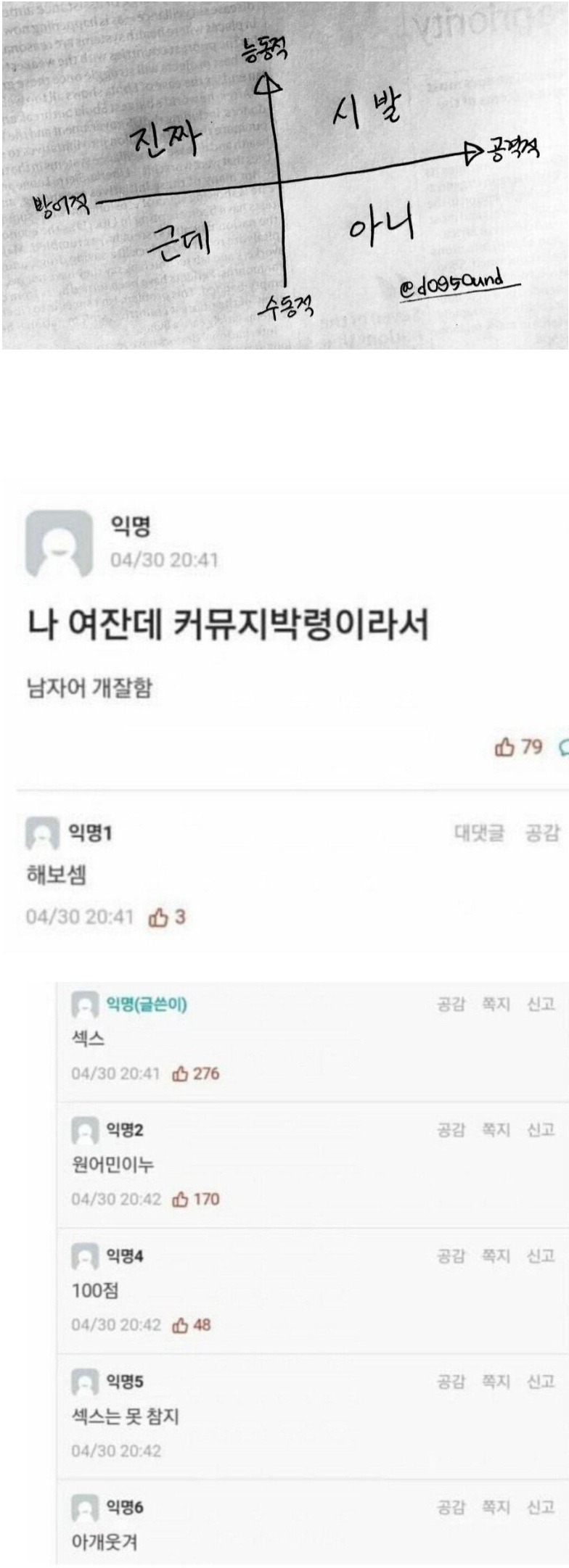 남자어에 눈을 뜬 여성