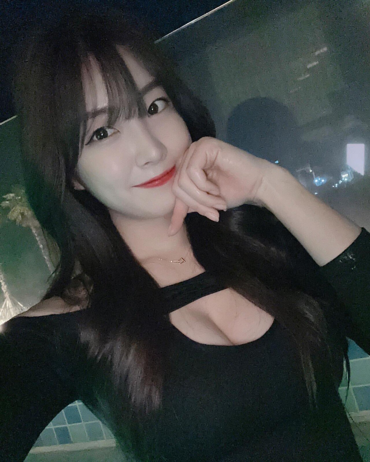 최신 안지현 치어리더 호캉스 물놀이