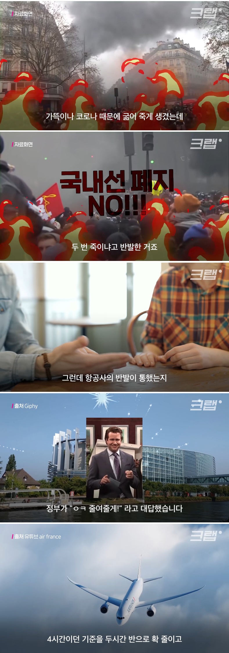 프랑스가 국내선 비행기를 모두 없애려는 이유