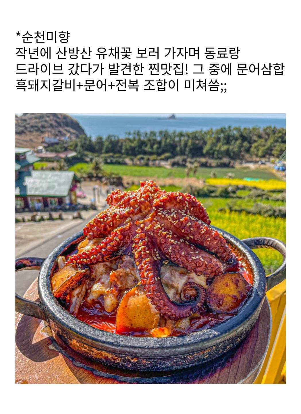 승무원 추천 제주도 맛집 리스트