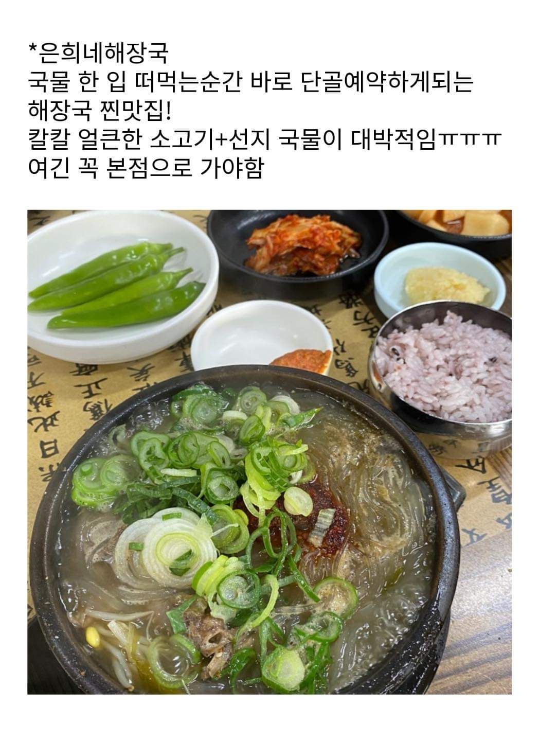 승무원 추천 제주도 맛집 리스트