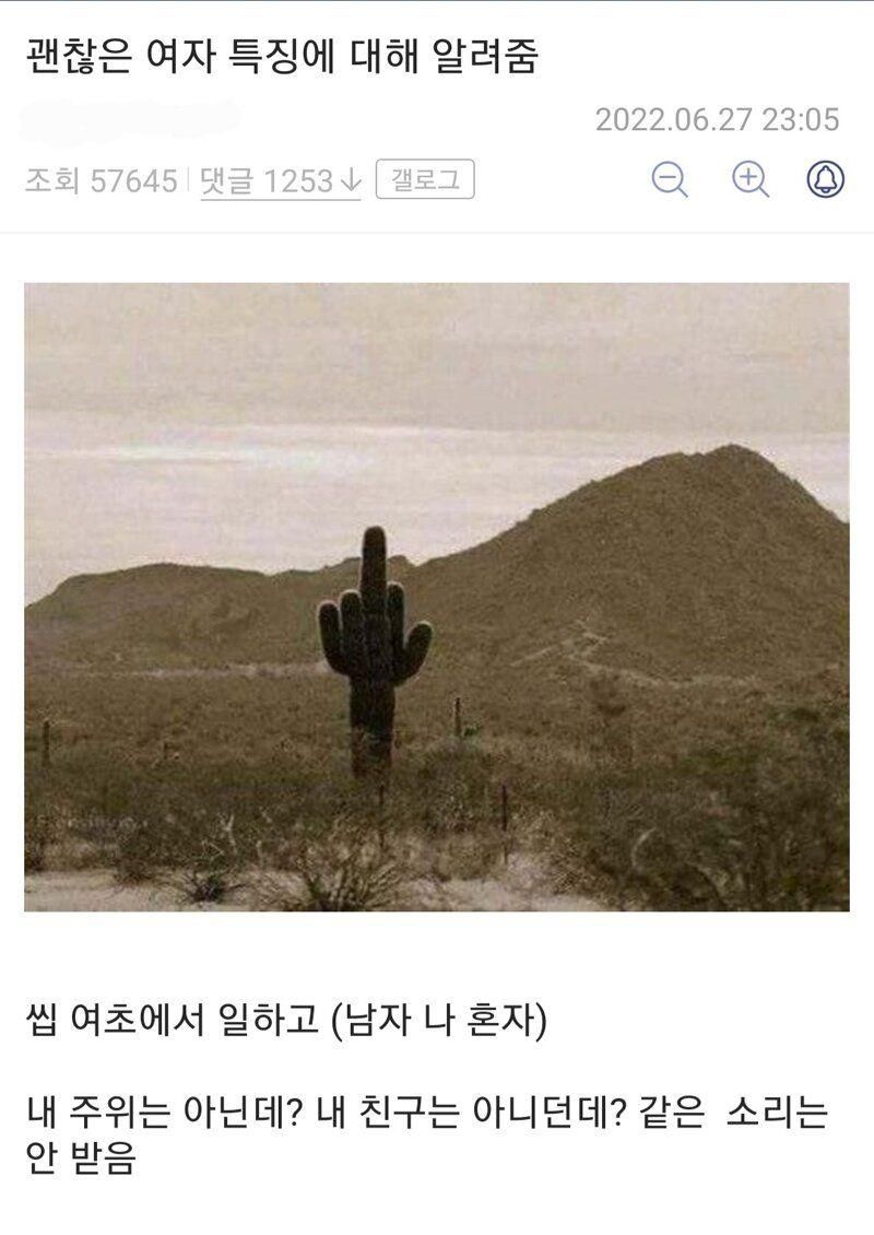 괜찮은 여자 특징에 대해 알려줌