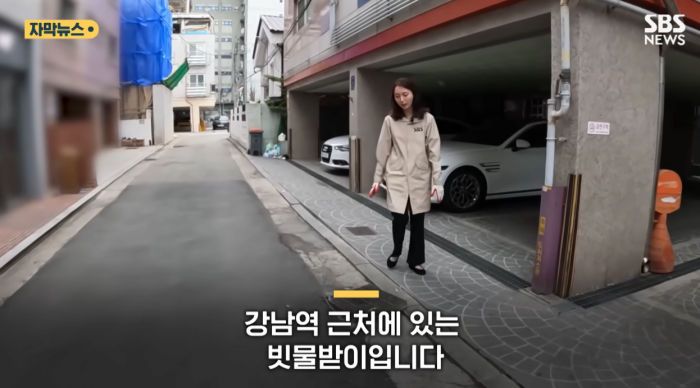 강남역 빗물받이 근황