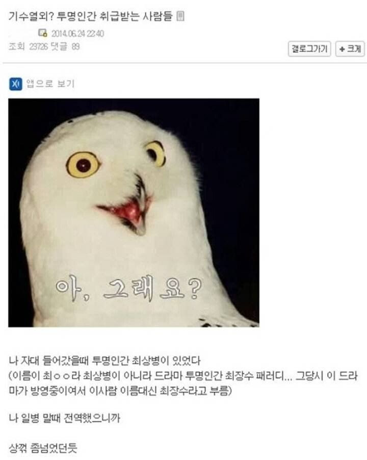 군대에서 기수열외자랑 친하게 지내던 디씨인 썰