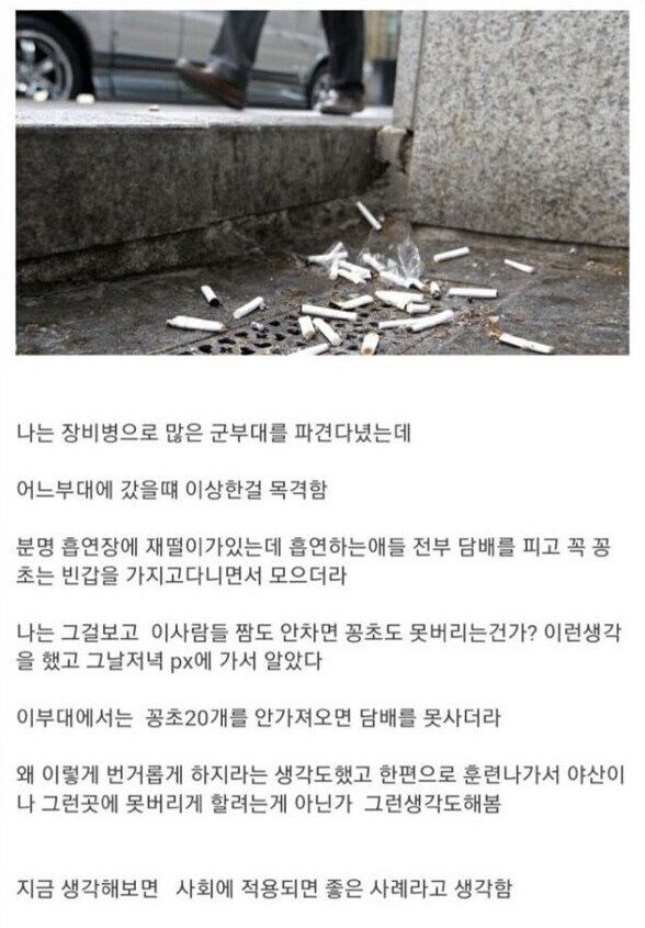 대한민국 사회에 꼭 적용시켰으면 하는거