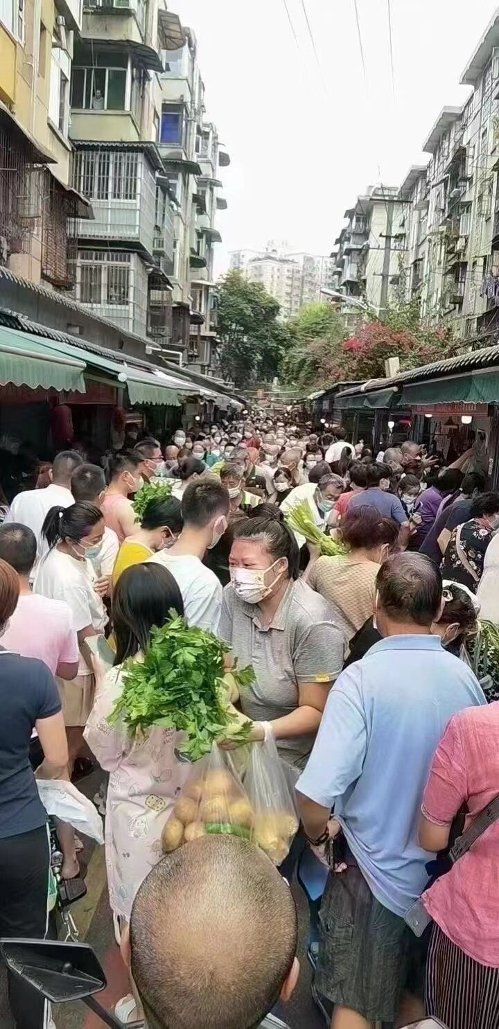 2100만 도시 중국 청두 봉쇄 전 식량 사재기 근황