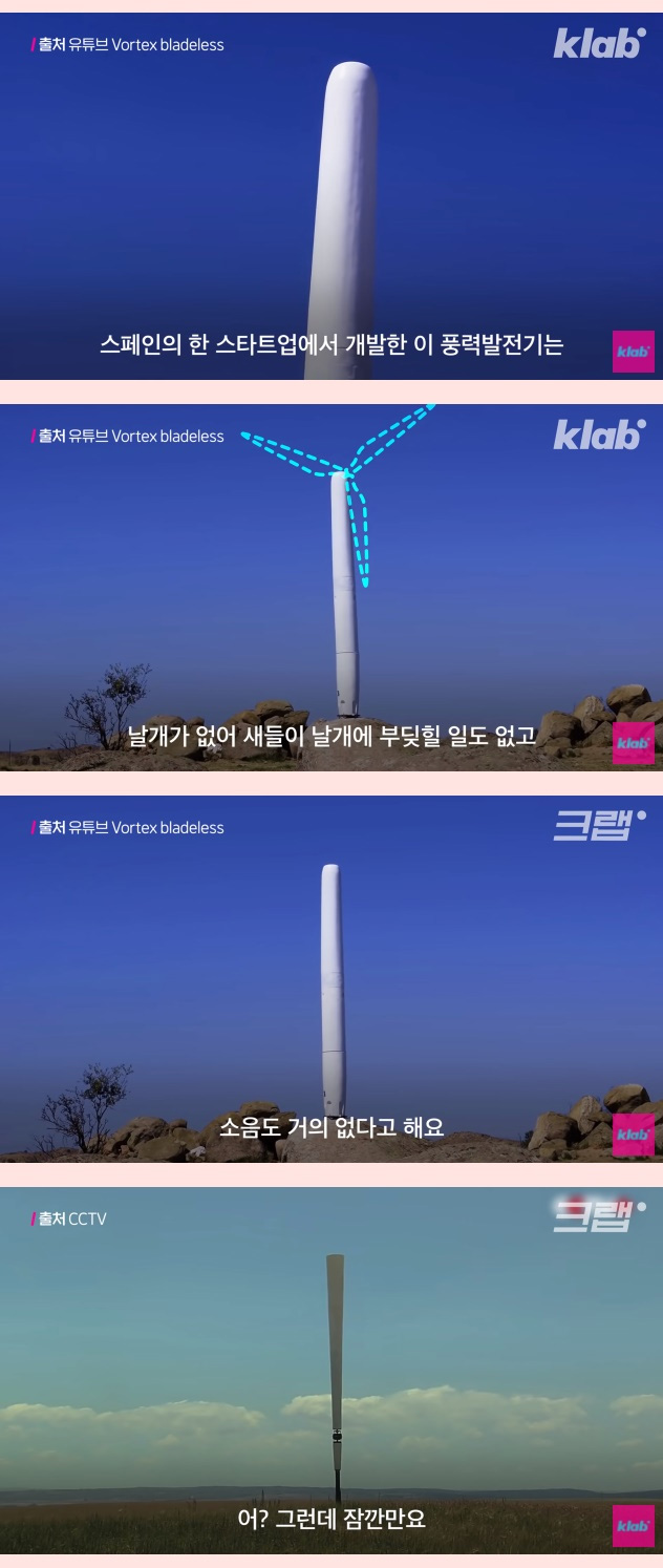 날개 없는 풍력 발전기