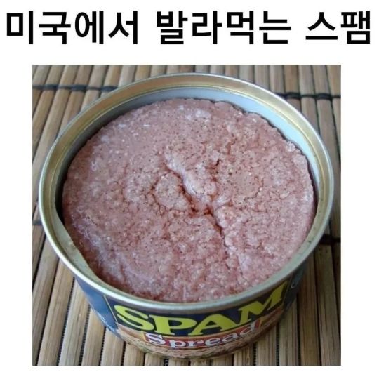 잼처럼 발라먹는 미국 스팸