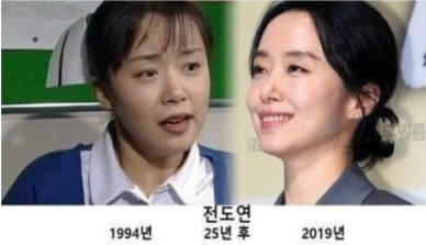 거짓말 같은 연예인들 얼굴 변화