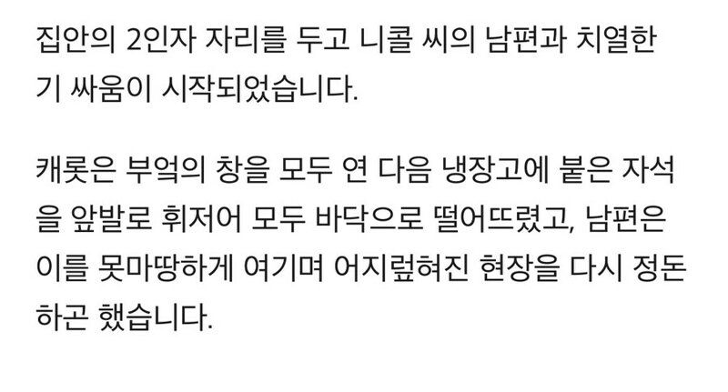 남편과 기싸움 하는 고양이