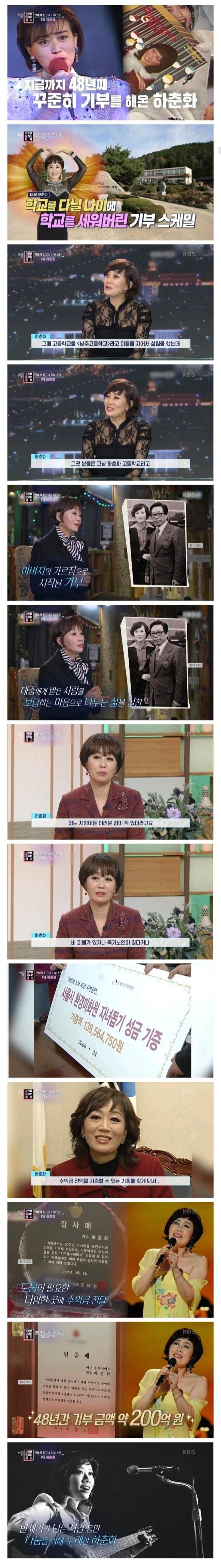 연예인 기부 원탑