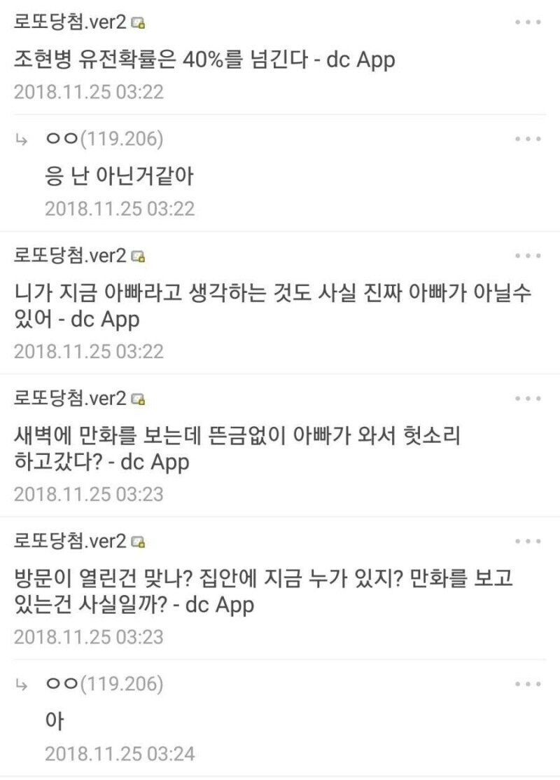 무시무시한 조현병