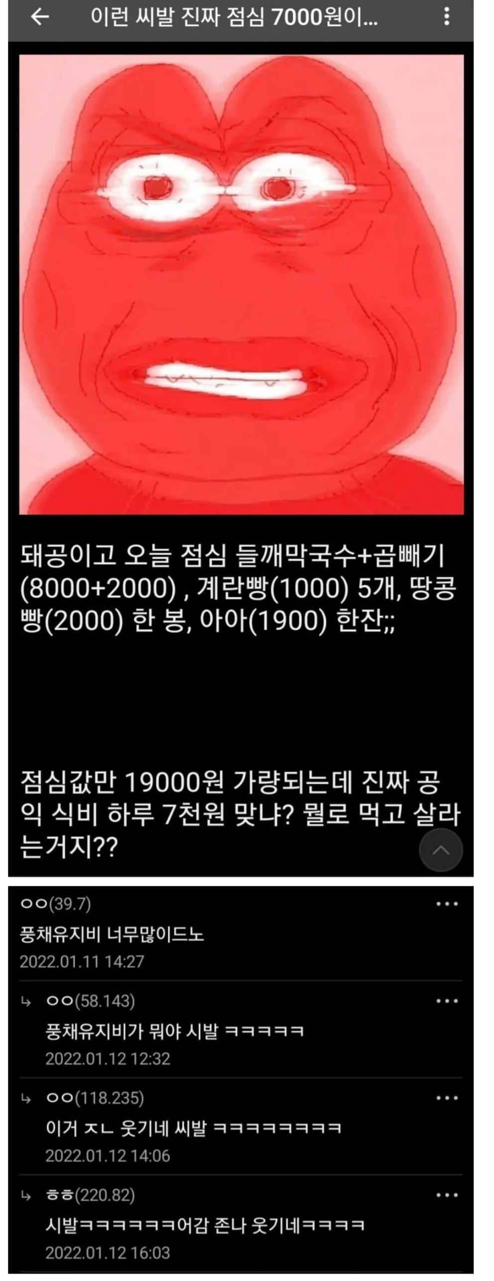 어느 돼공의 고민