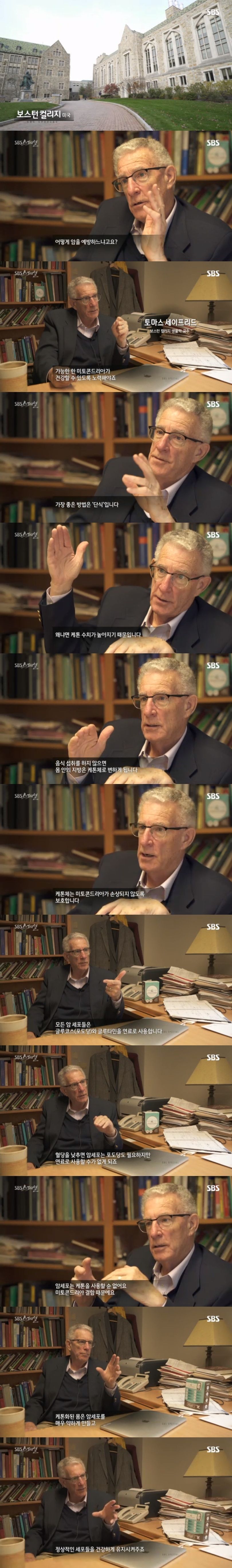 생물학 교수가 말하는 암에 안걸리는 법