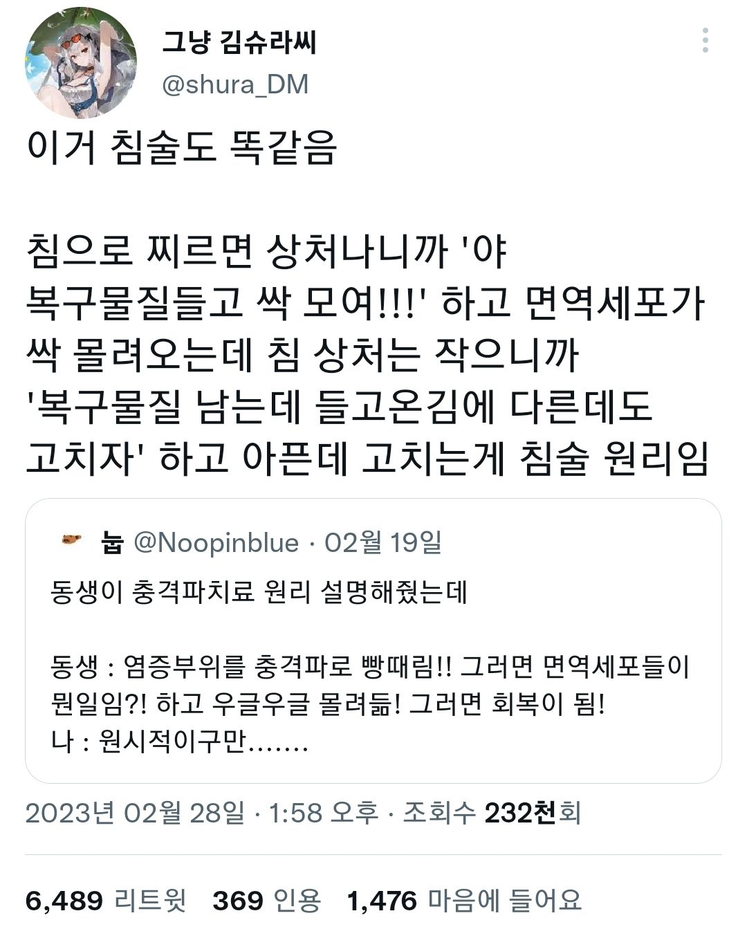 얼렁뚱땅 돌아가는 의학계의 치료 원리