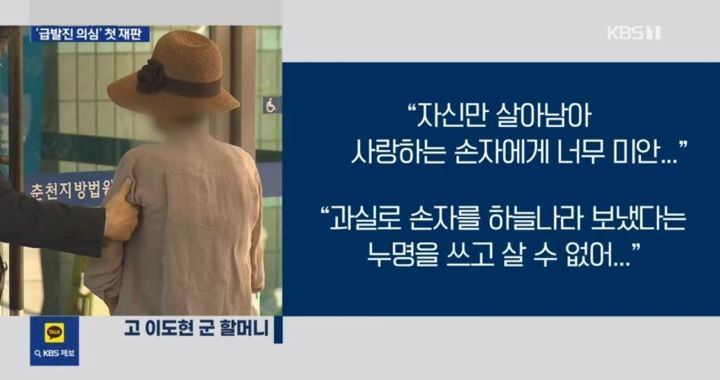 할머니 옆에 타고 있던 손자가 사망했던 급발진 의심 사고 근황