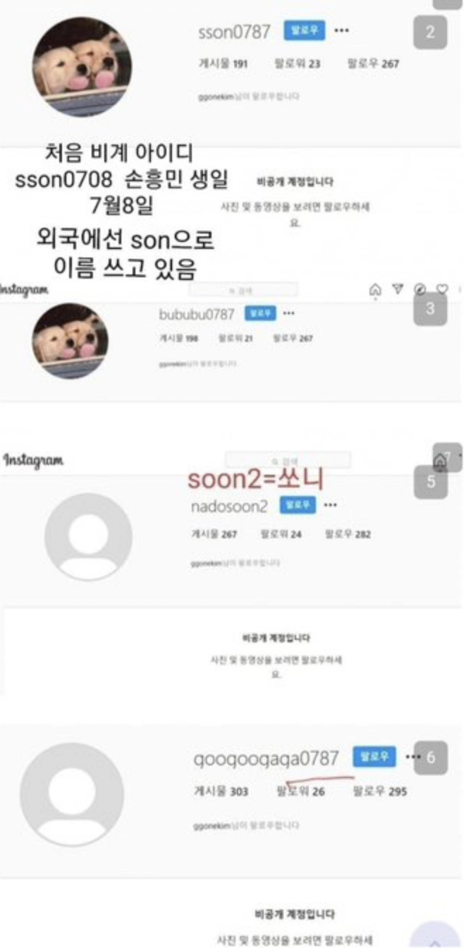 카더라)손흥민 김고은 열애설