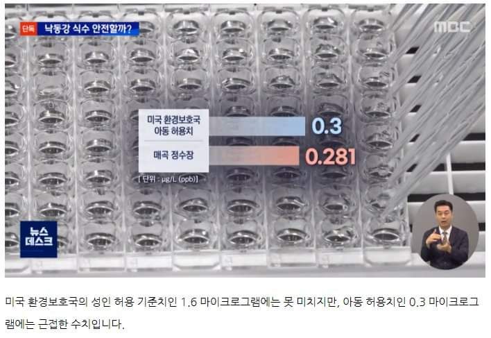 대구 수돗물 독성물질 검출