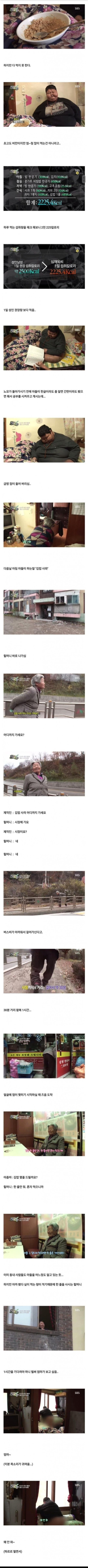 고전)초고도비만 아들과 팔순 노모의 동행