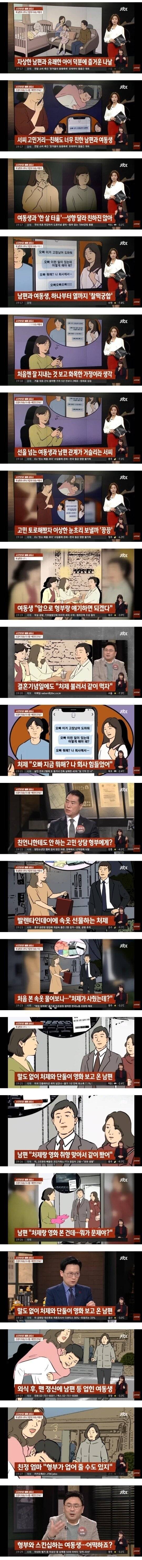 형부와 스킨십하는 처제