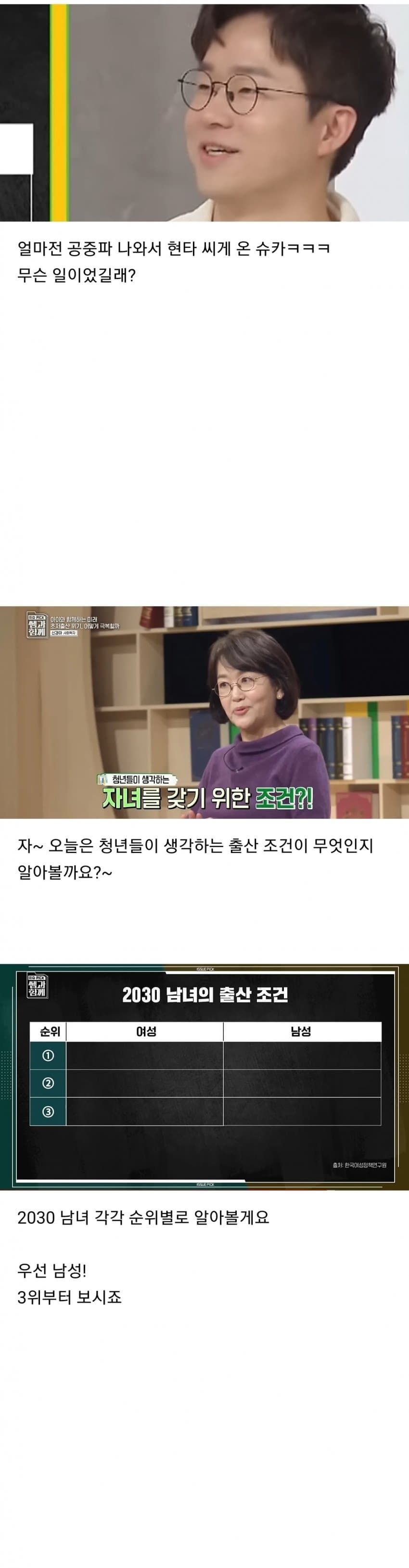 요즘 남자 여자가 결혼 못하는 이유