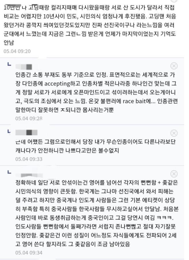 한인이 말해주는 캐나다 이민 현실