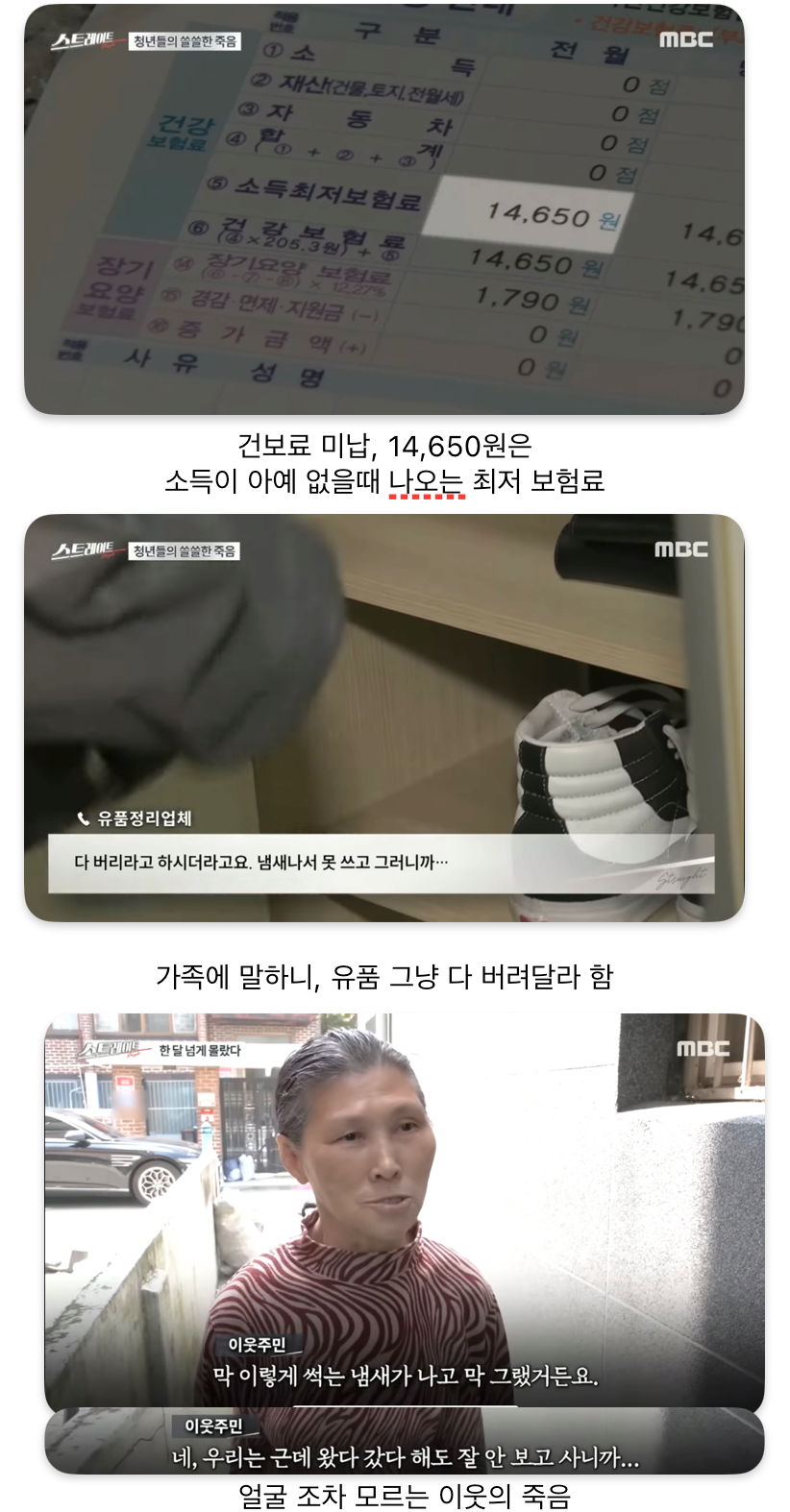 젊은 고독사 시대....