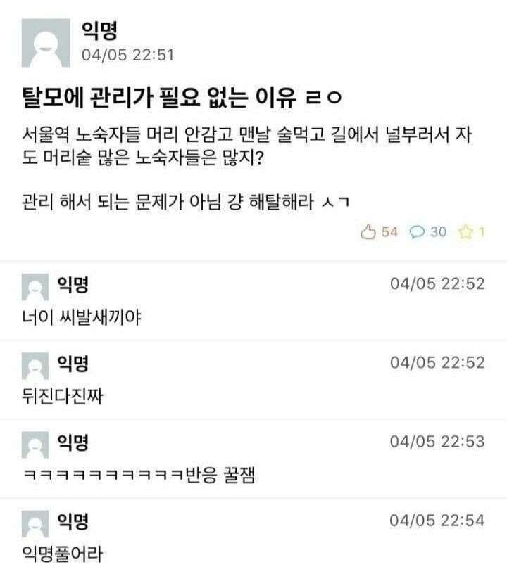 탈모 관리가 필요 없는 이유