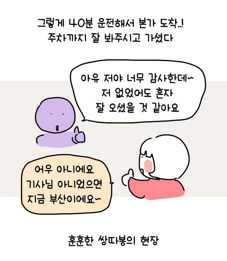 초보운전 대낮에 맨정신으로 대리 부른 썰.