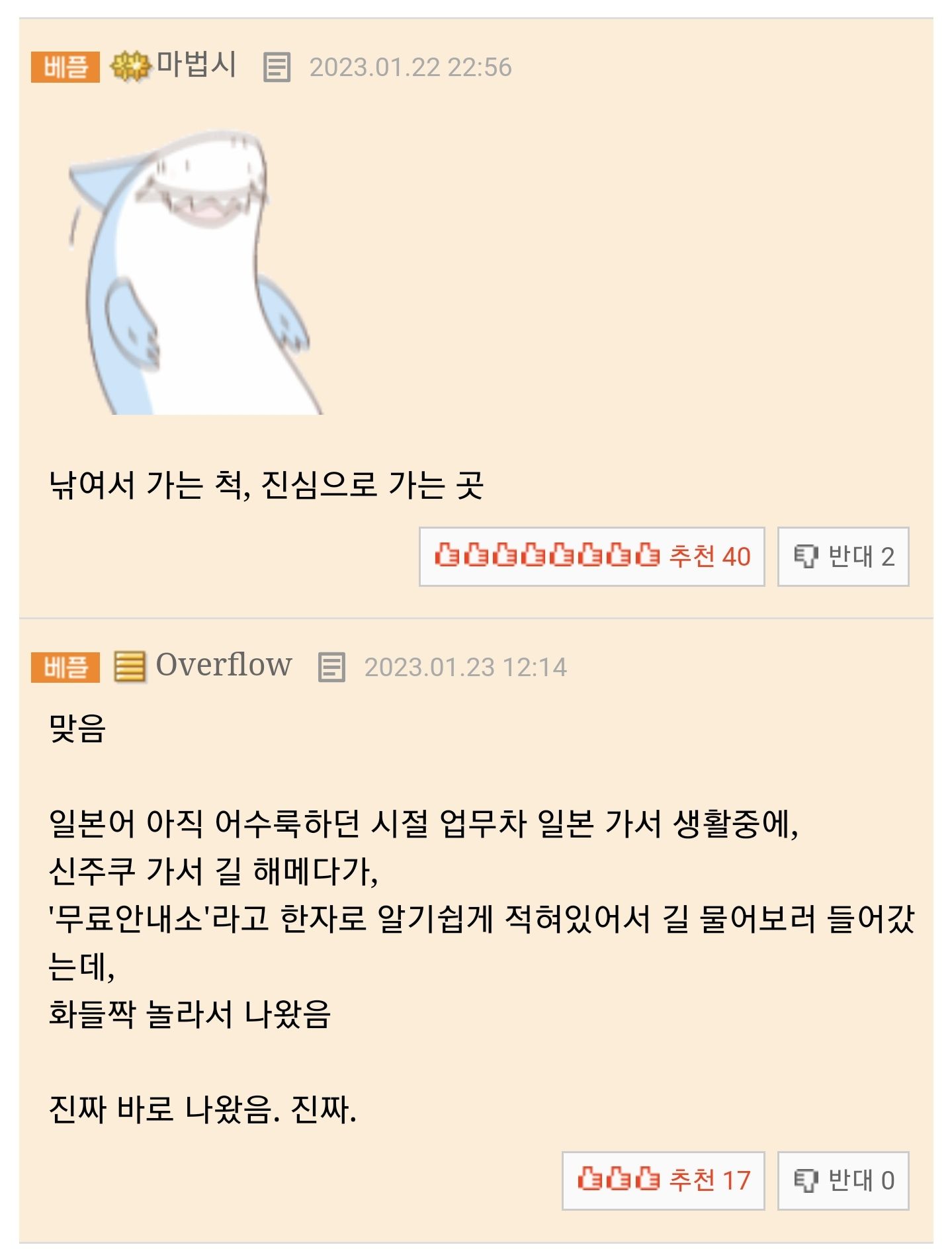 일본여행에서 사람들이 엄청 낚이는 것.